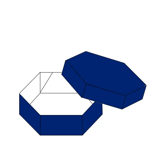 hexagon box packaging wholesale