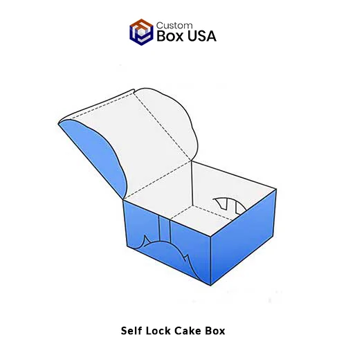 self lock cake box